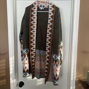 Multicolor Knit Cardigan